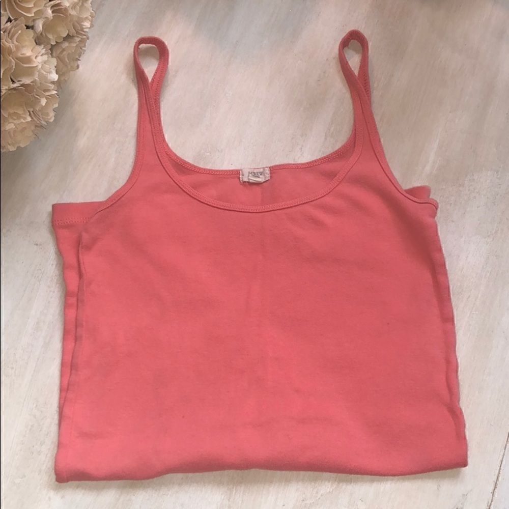 JCrew coral tank top size XS - Picture 2 of 5
